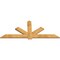 Ekena Millwork Kennewick Rough Sawn Timber Gable Bracket, Western Red Cedar, 84"W x 35"H x 2"D x 6"F, 10/12 Pitch GBW084X35X0206KEN00RWR - alternate 5